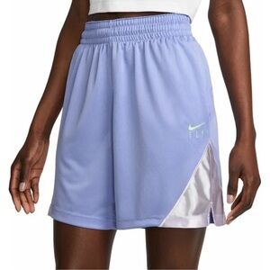 Nike Dri-FIT ISoFly Basketball Light Purple Shorts Size Small